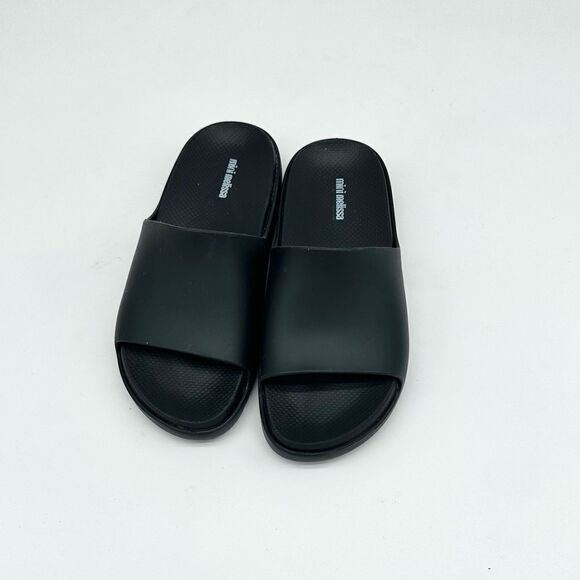 Mini Melissa Cloud Slide Kids - Black - Picture 1 of 4
